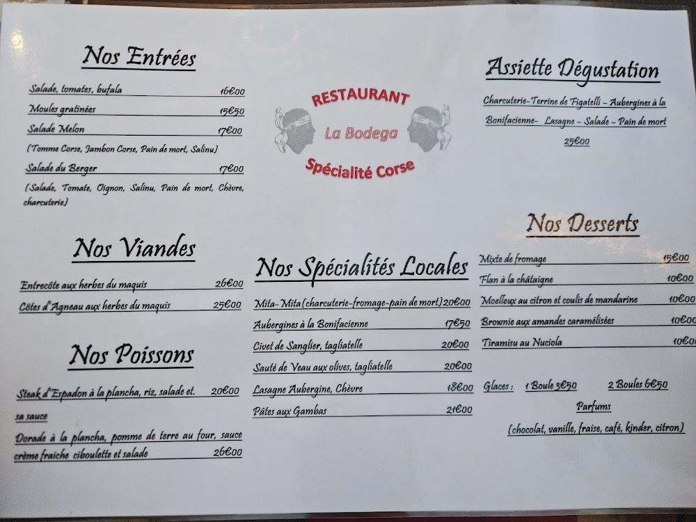 Bodega Bonifacio - Menu Image 2