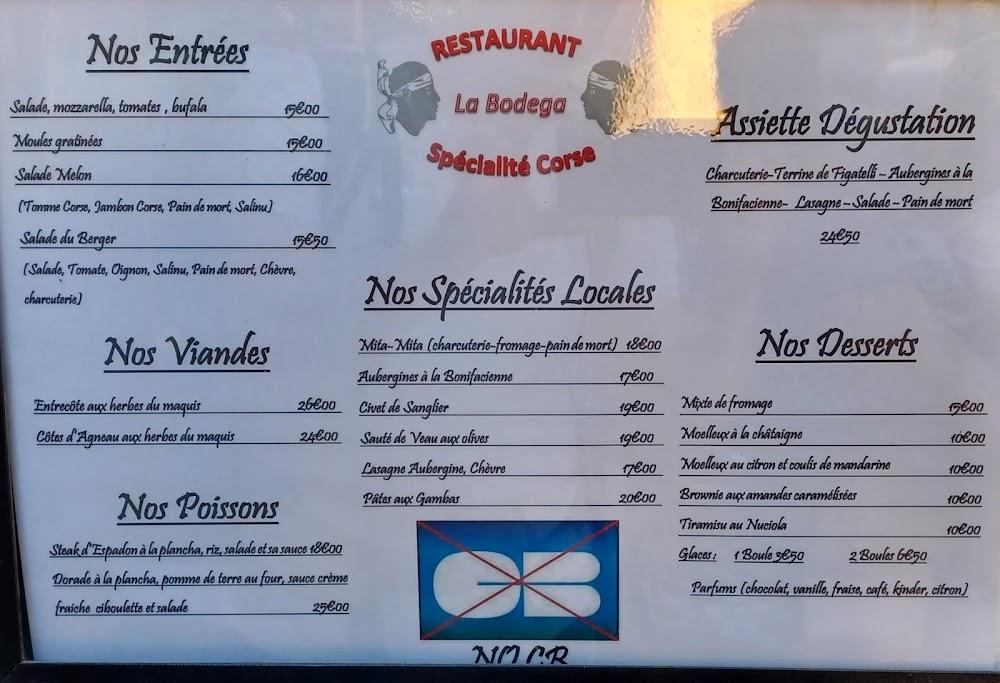 Bodega Bonifacio - Menu Image 3