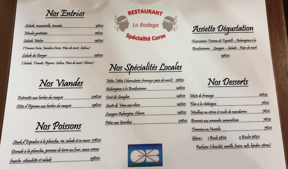 Bodega Bonifacio - Menu Image 4